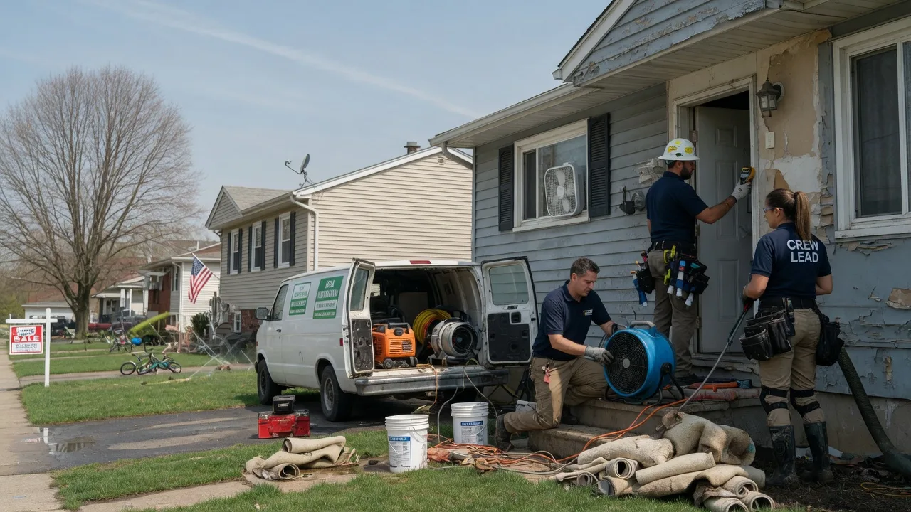 Flood Cleanup in Pompton Plains, NJ near me